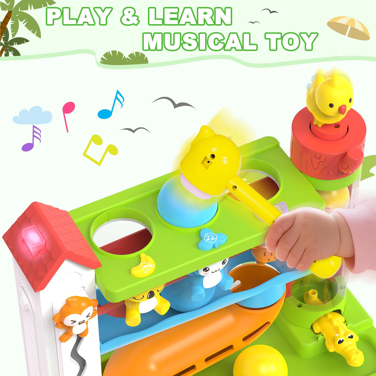 Ussybaby BPA-free durable ABS construction ensures safe, lasting play