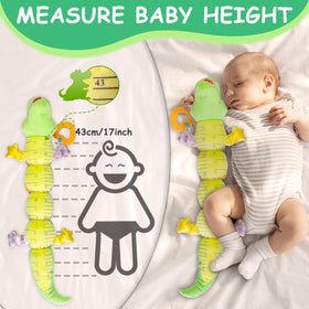 Ussybaby crocodile caterpillar toy squeaker sound in action