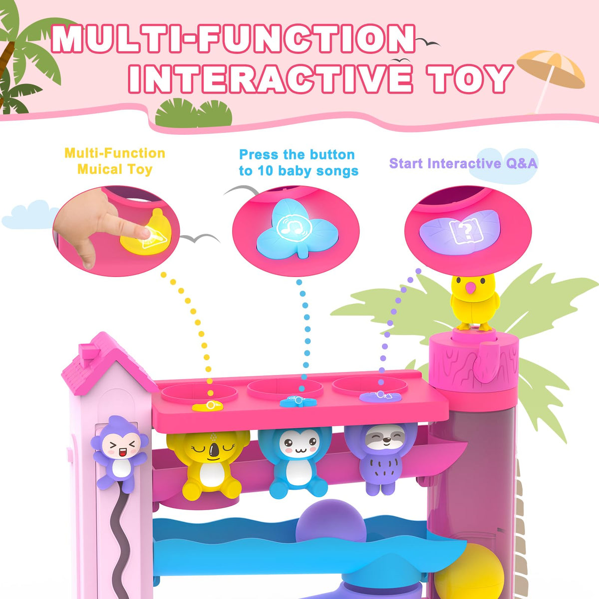Ussybaby BPA-free ABS construction ensures safe toddler play.
