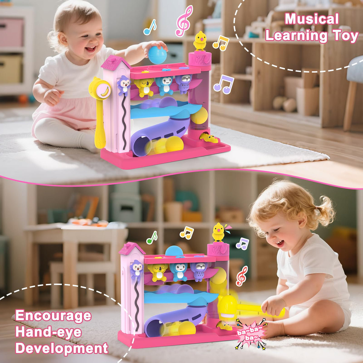 Ussybaby forest theme lights engage visual tracking and listening.