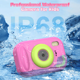 Usteetic Kids Camera 1080P video for clear underwater memories.