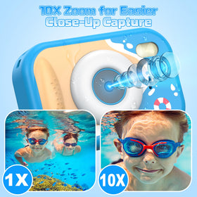 Usteetic Kids Camera 10x digital zoom broadens storytelling options