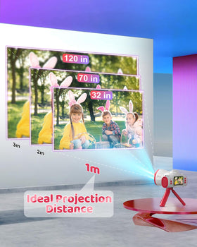 Usteetic Kids Camera with Projector 48MP photos for crisp keepsakes