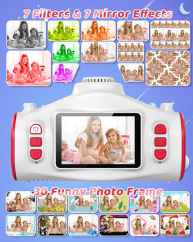 Usteetic Kids Camera with Projector long battery life for extended play