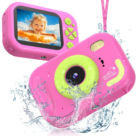 Usteetic Kids Camera waterproof IP68 for pool adventures and splashproof moments.