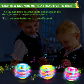 Utbttor Easter Egg Spinner lighting highlights a bright, engaging light show.