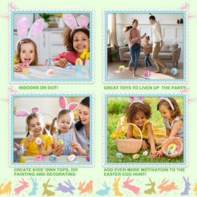 Utbttor Easter party favor enhances festive mood with colorful spins.