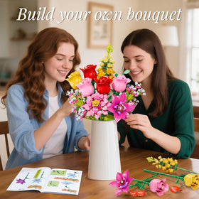 Utbttor Flowers Bouquet Building Set 11 bouquets included for versatile arrangements