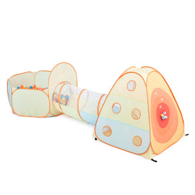UTEX 3-in-1 pop-up play tent ready for indoor and outdoor adventures.