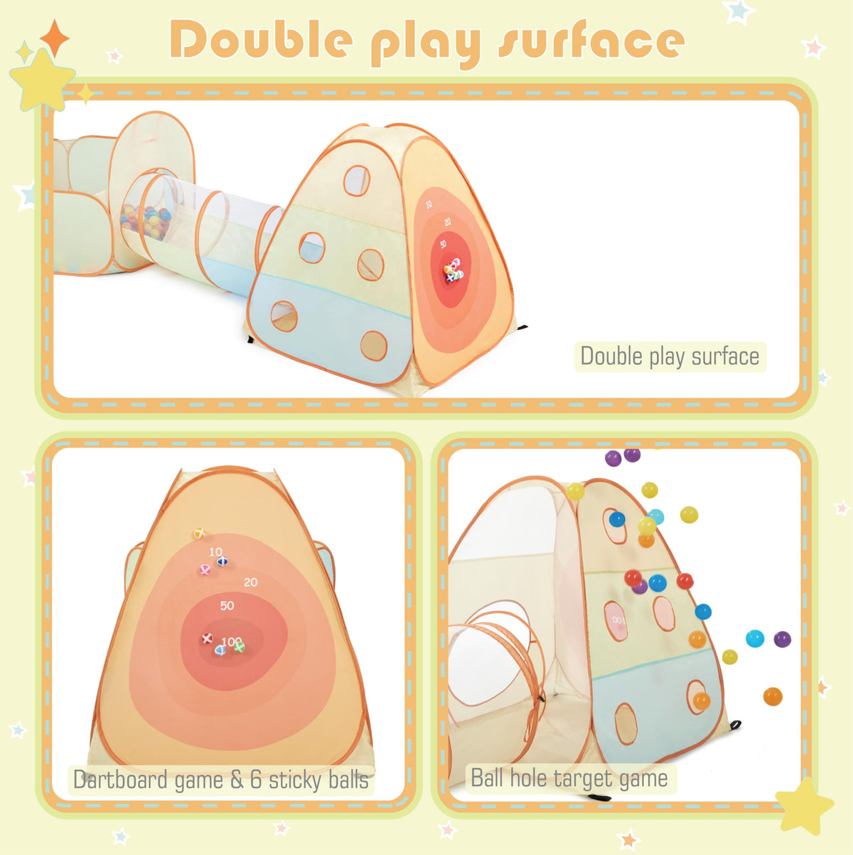 UTEX ball pit area designed for safe toddler play (ball pit balls not included).