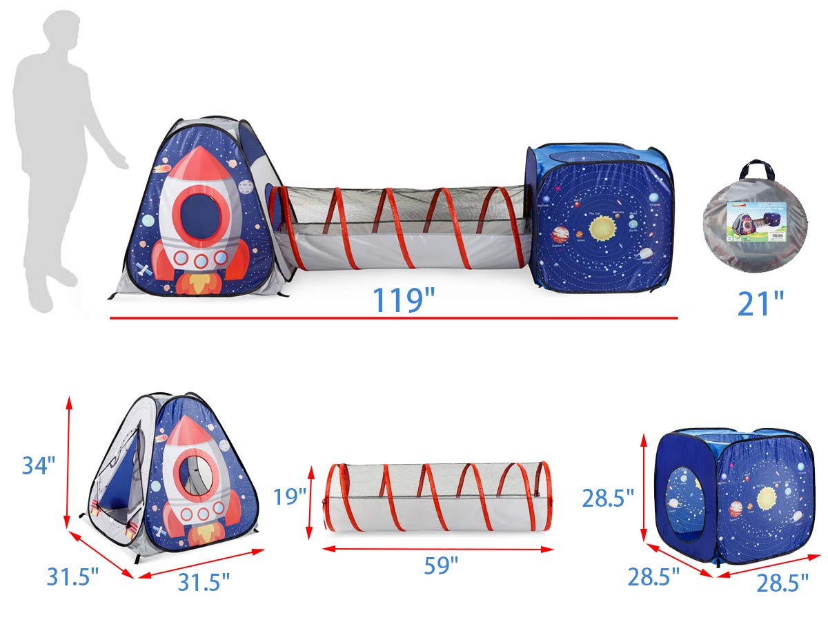 UTEX space astronaut carry bag for easy transport and storage