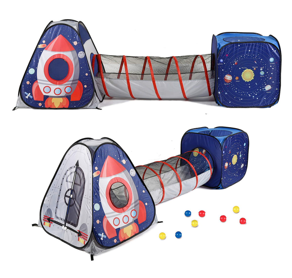UTEX space astronaut pop-up tepee tent for imaginative play indoors or outdoors