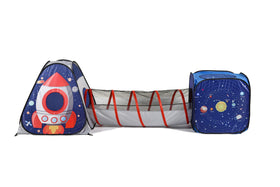 UTEX space astronaut square tent with solar system graphics for cozy storytelling