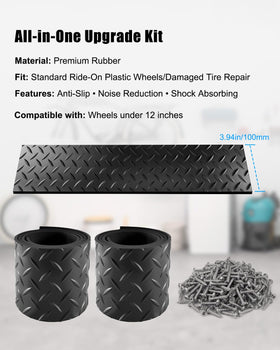 UTKFHT easy maintenance reduces replacement costs vs plastic wheels