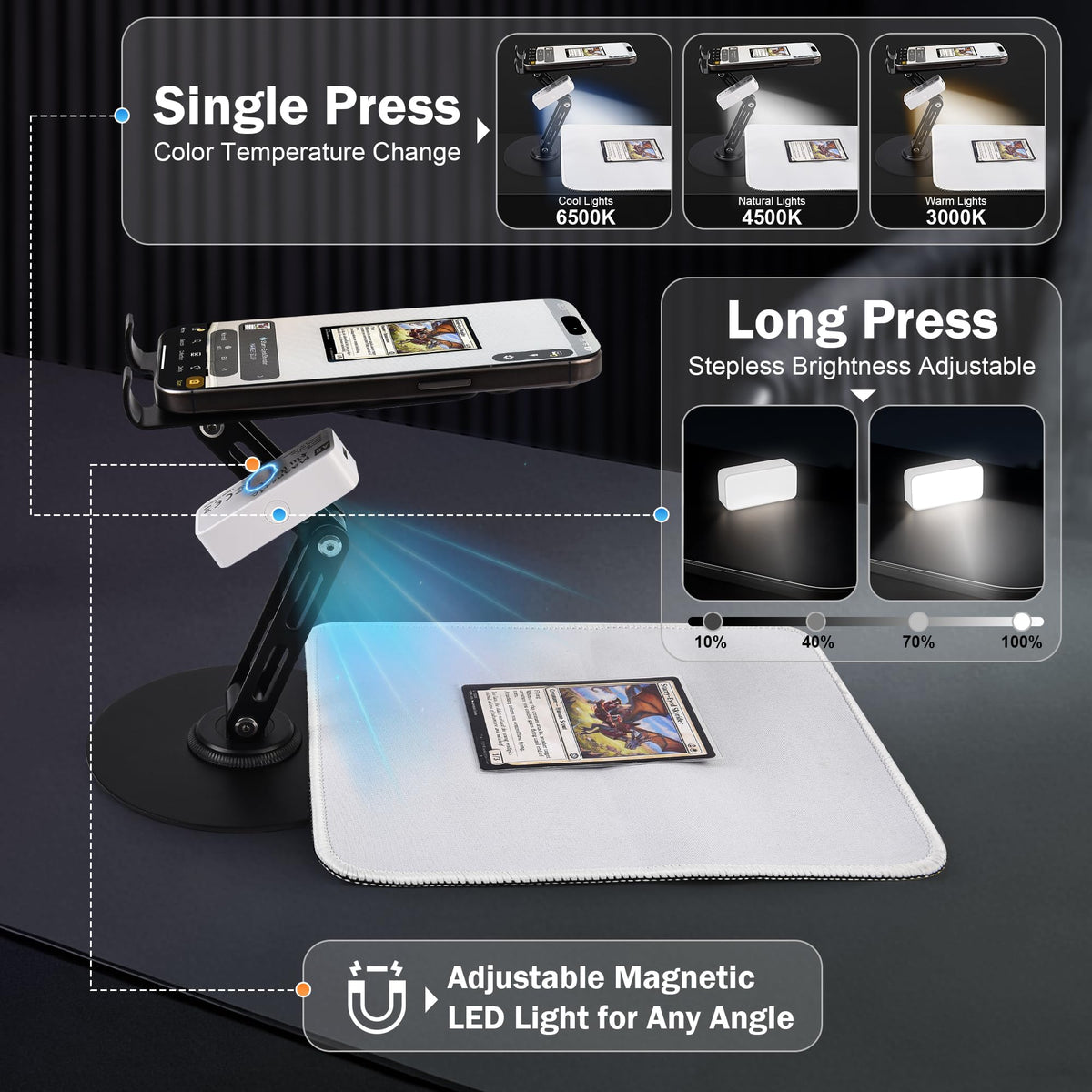 Utllsitm quick-setup design requires no tools for fast ready-to-use scanning.