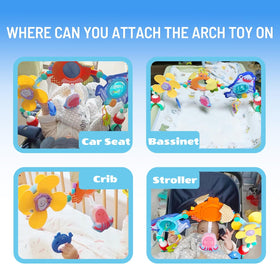 UTOPLIKEY arch toy mirror invites baby to reflect and explore
