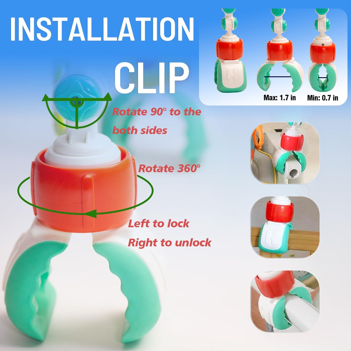 UTOPLIKEY safe ABS plastic enables durable, non-toxic play