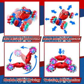 Uucoco S-Pider RC dual-control gesture-and-manual enables quick mastery and family fun
