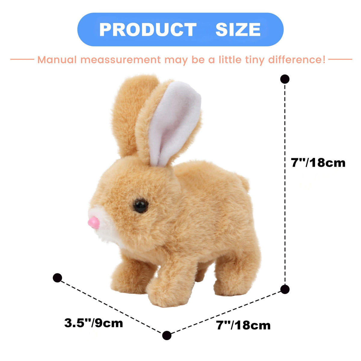 UVAAKZ Bunny plush showing realistic facial detail for imaginative stories.