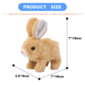 UVAAKZ Bunny plush showing realistic facial detail for imaginative stories.