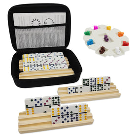 uvcany Double Nine Dominoes tiles set for engaging family play.