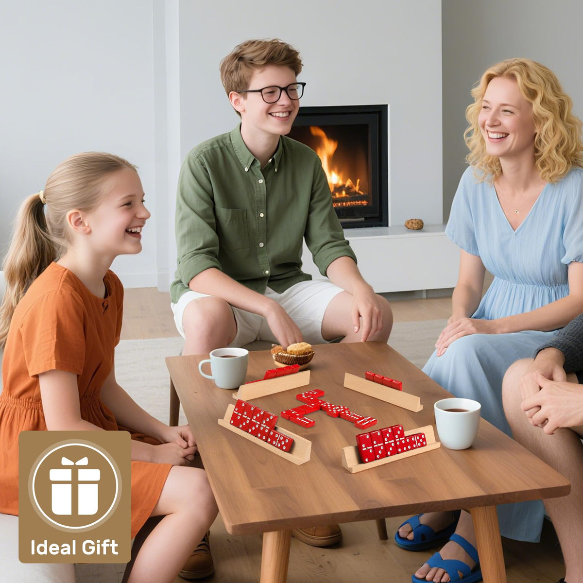 uvcany eco-friendly painted dots on durable domino tiles for clear readability