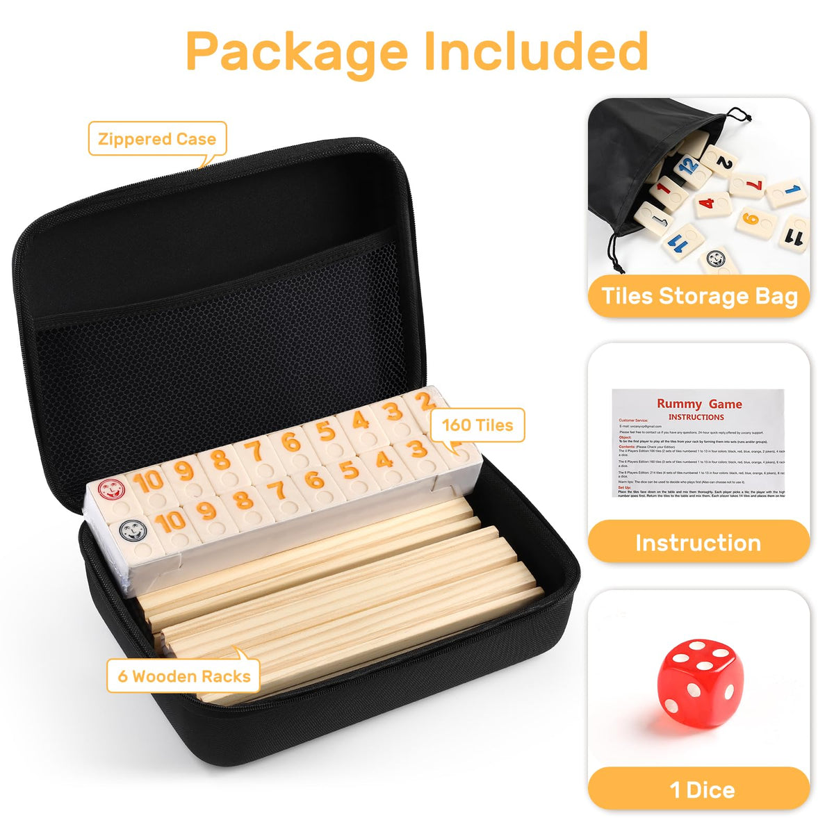 Dice and instruction sheet included for quick start and guided play.