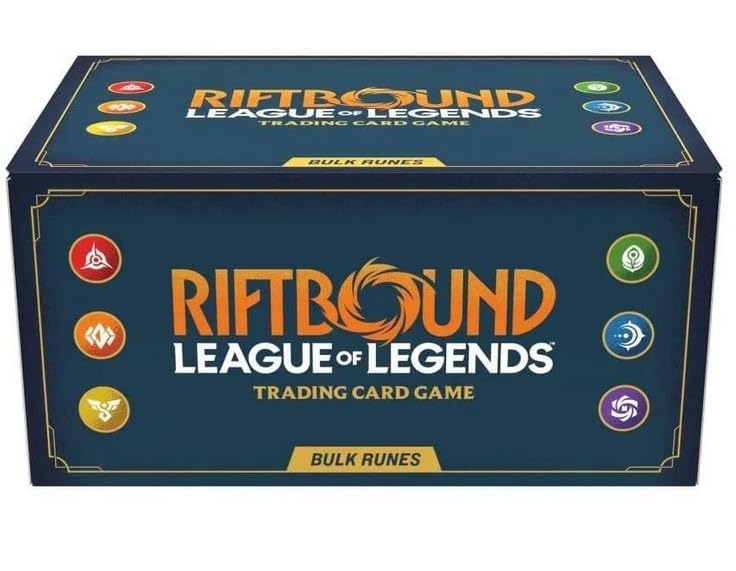 UVS Games Riftbound bulk runes in a sturdy box for quick deck building