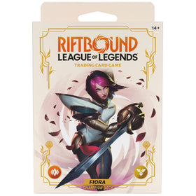 UVS Games Riftbound Fiora deck front displays eye-catching art for quick learning and fast setup