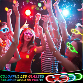 UZLU birthday and wedding party gear with bright glow