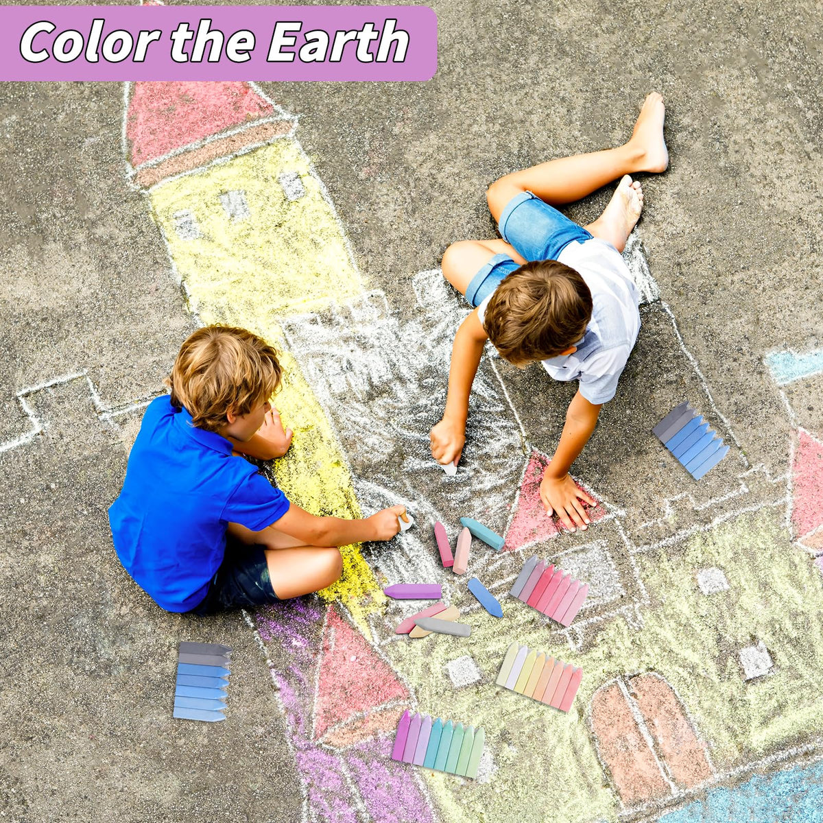 Chalk on blackboards and surfaces stays vivid with UZLU cone chalk.