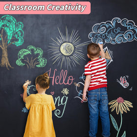 Dustless, washable formula from UZLU reduces mess during outdoor or indoor art.