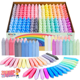 UZLU jumbo cone chalk easy to hold for small hands.