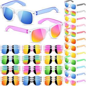 UZLU kids sunglasses neon frames brighten sunny pool days with UV 400 protection
