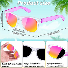 UZLU neon sunglasses with UV 400 protection for sunny activities