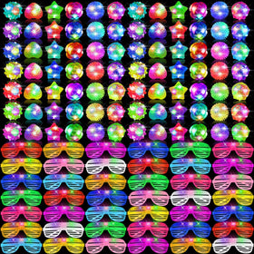 UZLU light-up glasses in bright colors for lively parties.