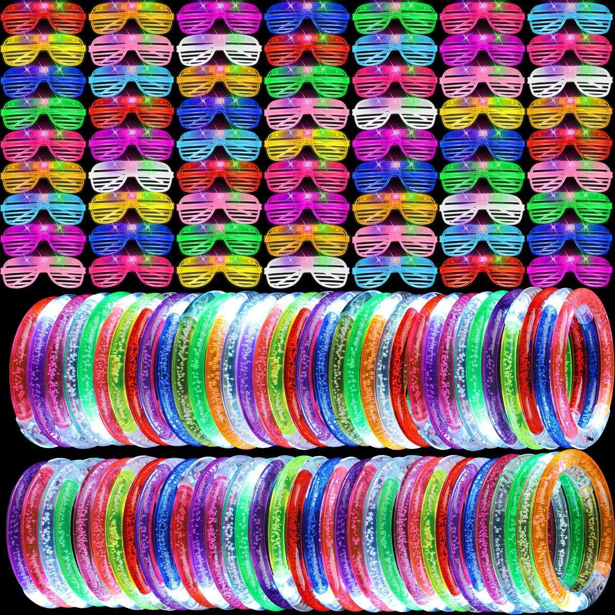 UZLU multi-color neon collection enhances party mood