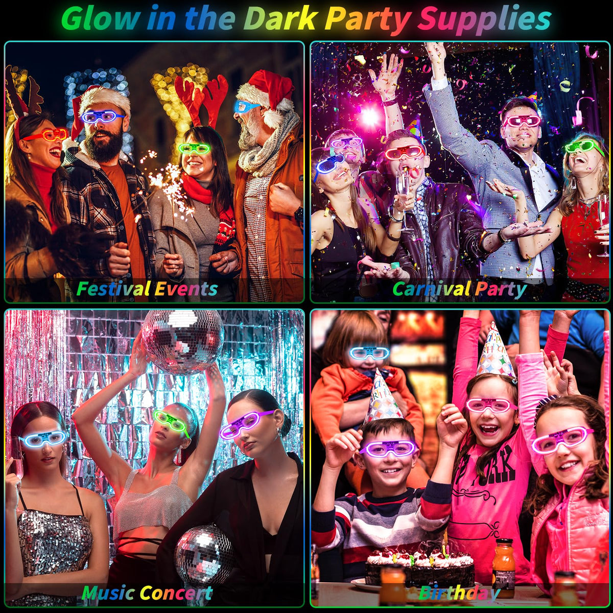 UZLU light up party accessory perfect as a party favor
