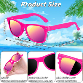 UZLU polypropylene kid sunglasses, durable and lightweight bulk pack.