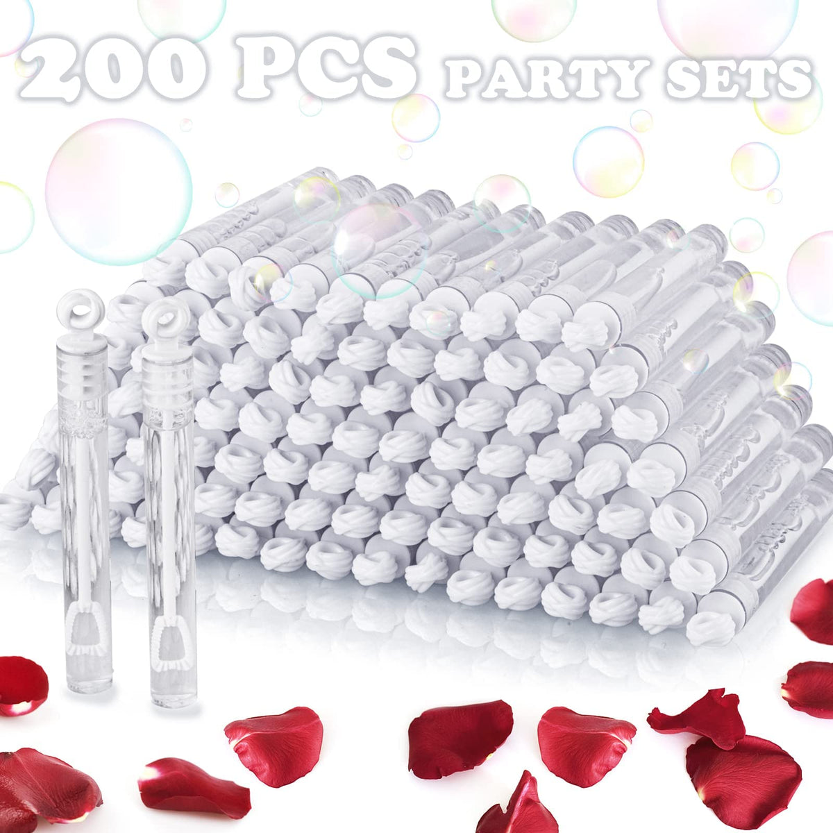 Uzoxlsn outdoor-friendly bubbles create a dreamy garden party vibe