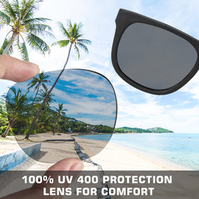 Uzoxlsn summer beach sunglasses ready for sun, pool, and outdoor fun.