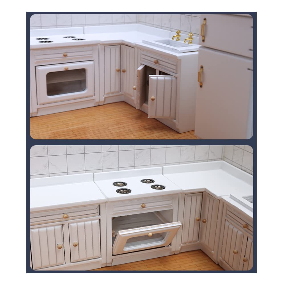UZPDWK dollhouse miniature dining furniture shows high-detail craftsmanship.