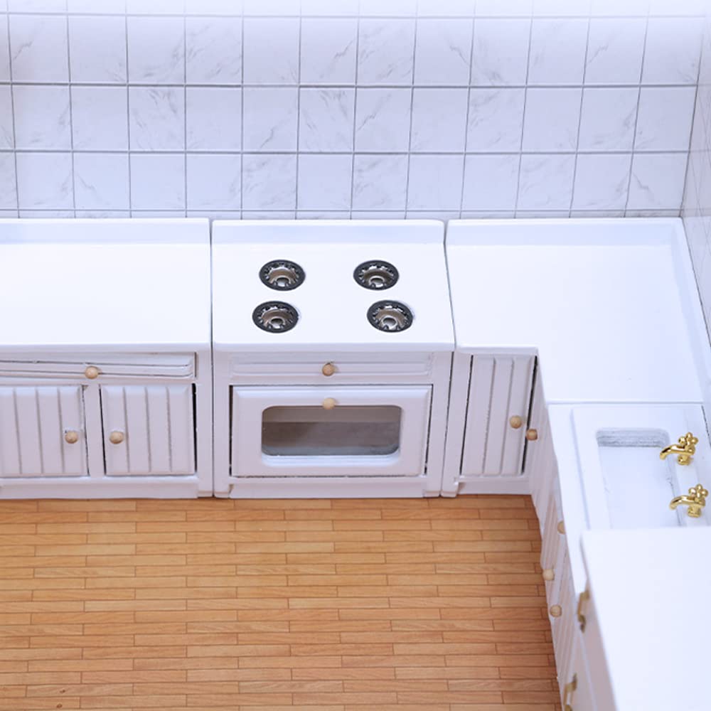 UZPDWK dollhouse wooden kitchen detail demonstrates authentic charm.