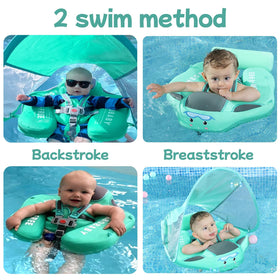 V Convey Mambobaby sun canopy UPF50 shields baby's skin.