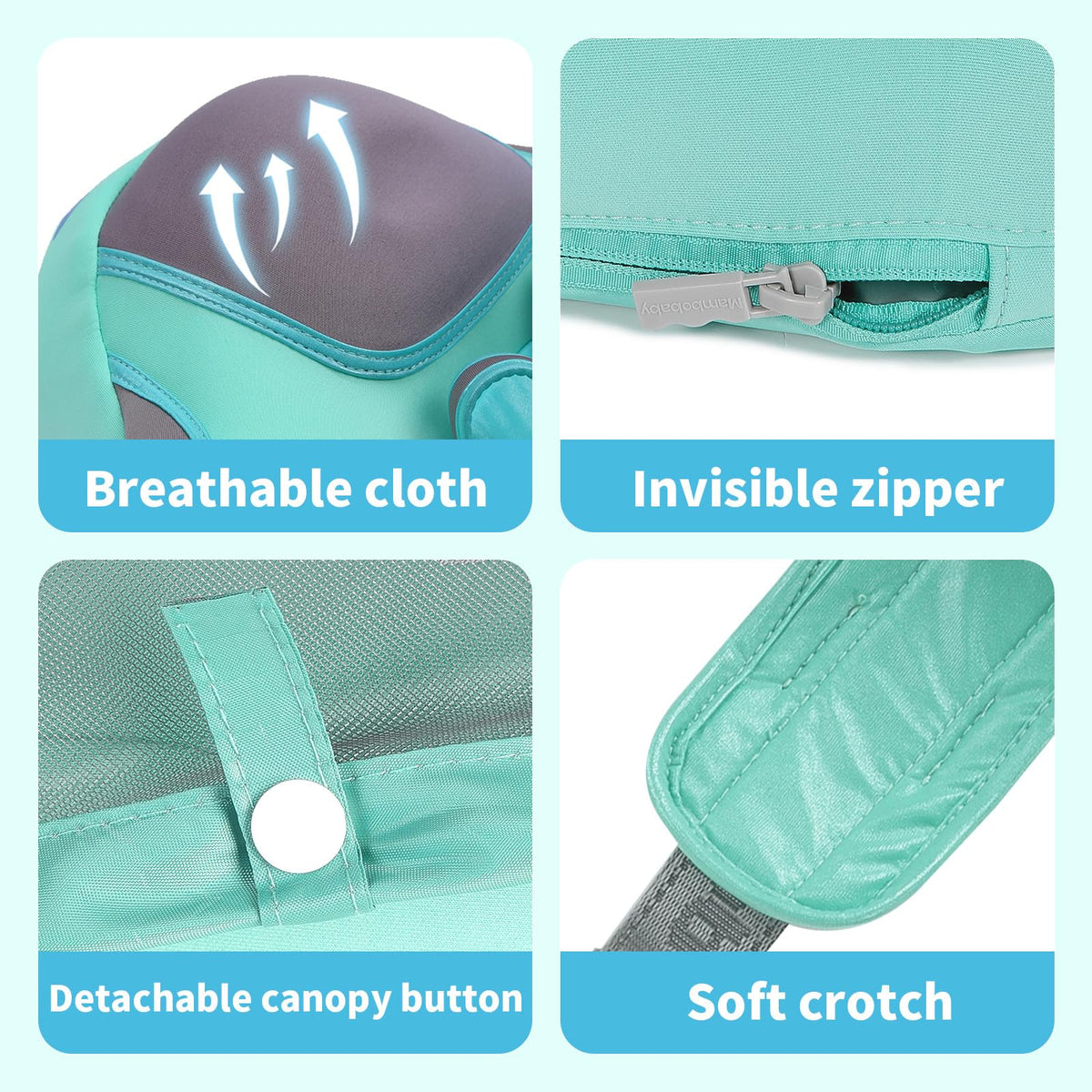 V Convey Mambobaby detachable canopy for indoor or outdoor use.
