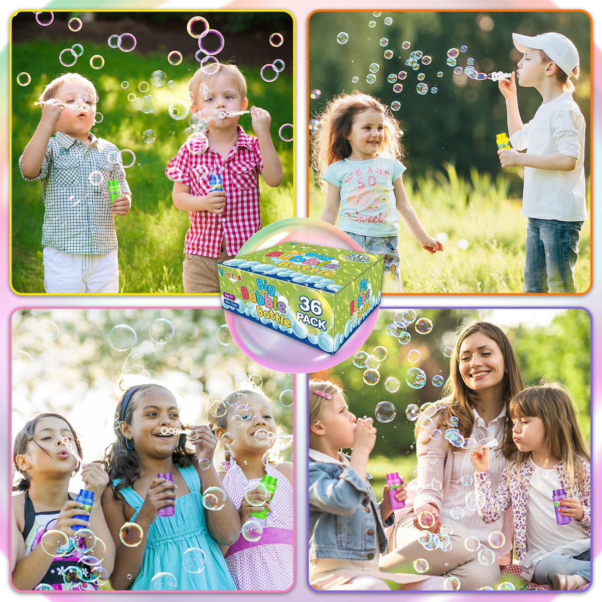 V-Opitos bubble party set supports creative play and outdoor activities