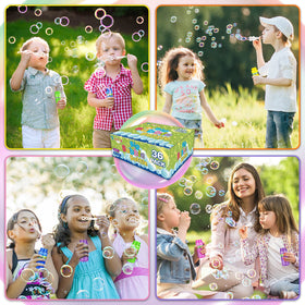 V-Opitos bubble party set supports creative play and outdoor activities