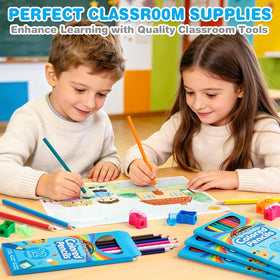 V-Opitos classroom-ideal pencils support teachers during coloring activities.