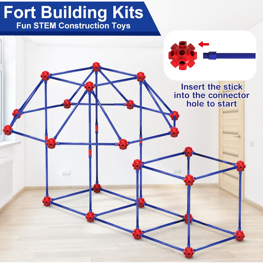 V-Opitos fort-building kit enabling imagined castles and tunnels for kids