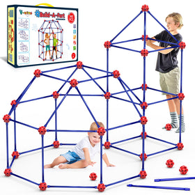 V-Opitos fort-building kit parts ready for creative construction and play